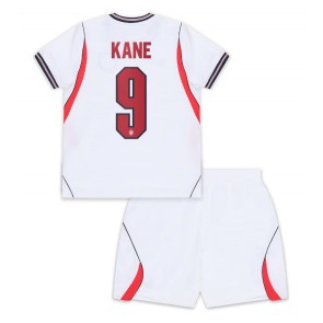 England Harry Kane #9 Hjemmebanetrøje Børn VM 2026 Kortærmet (+ Korte bukser)